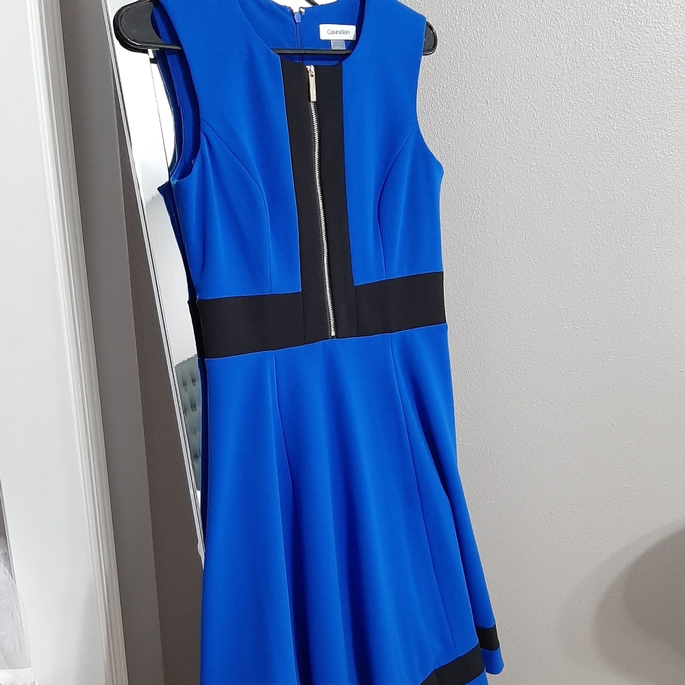 Blue Calvin Klein dress size 4